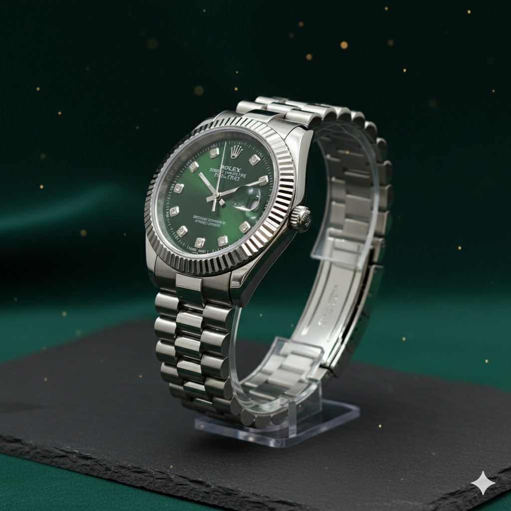 Rolex Green Dial Stainless Steel
