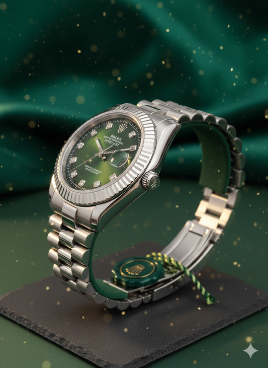 Rolex Green Dial Stainless Steel
