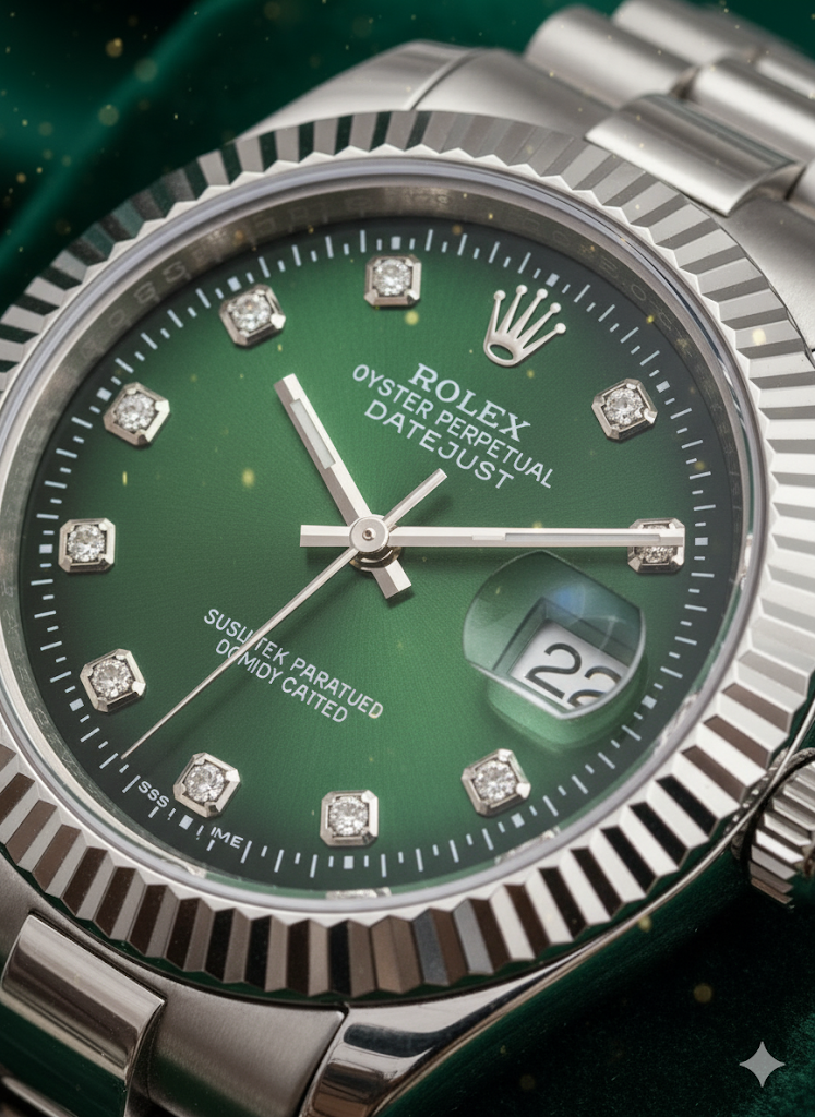 Rolex Green Dial Stainless Steel