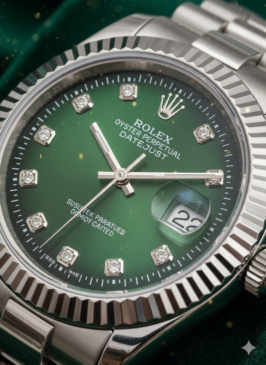 Rolex Green Dial Stainless Steel