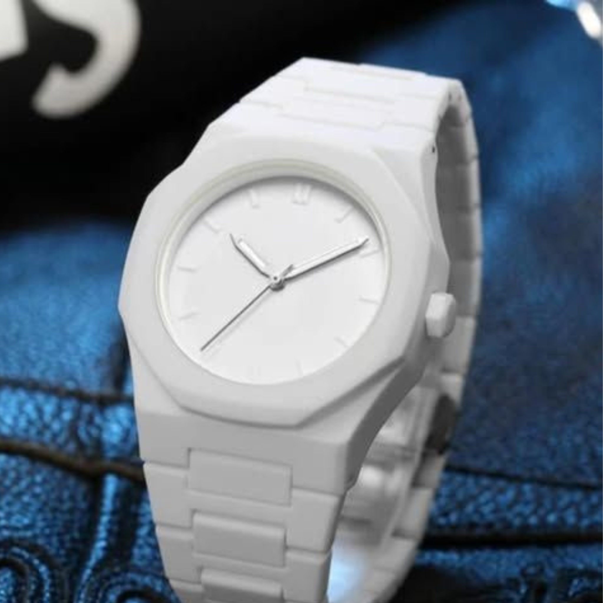 Aura Watch — White Arabic Edition for Men